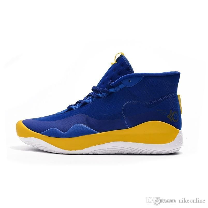 kd blue and yellow shoes
