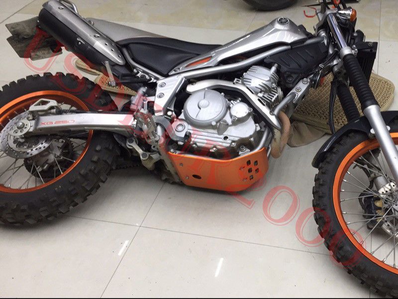 Aluminum Engine Guard Bash Cover Skid Plate For Yamaha XG250 Tricker XT250 Serow