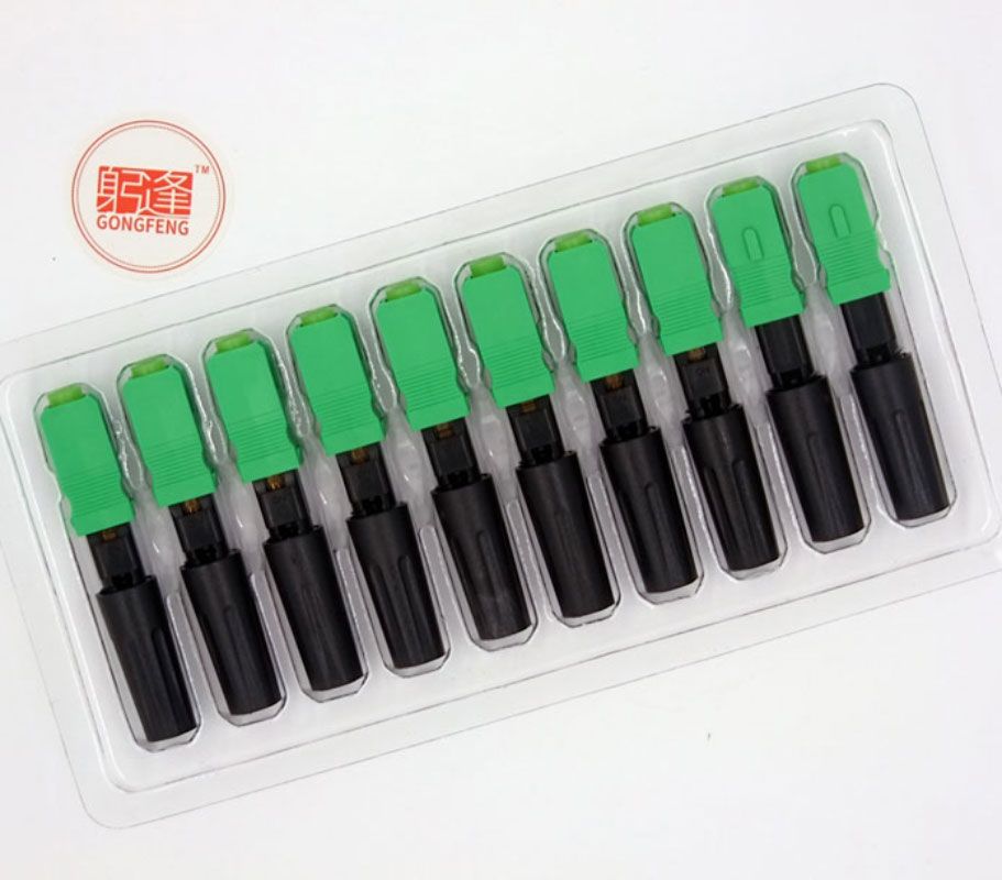 GONGFENG New SC/APC Optic Fiber Fast Connector FTTH Embedded Quick