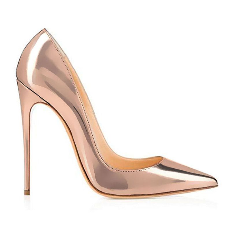 sapato rose gold