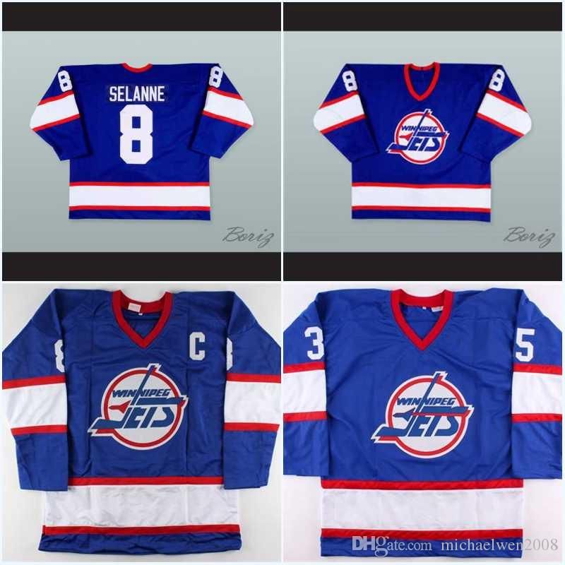 teemu selanne winnipeg jets jersey
