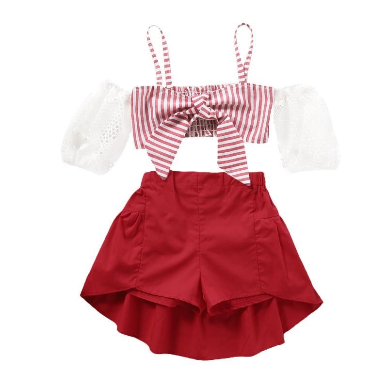 girls ruffle sets