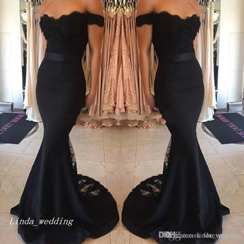 robe sirene noire
