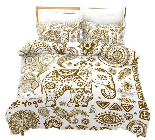 2020 Bohemian Indian Elephant Duvet Cover Sets Cotton Vintage