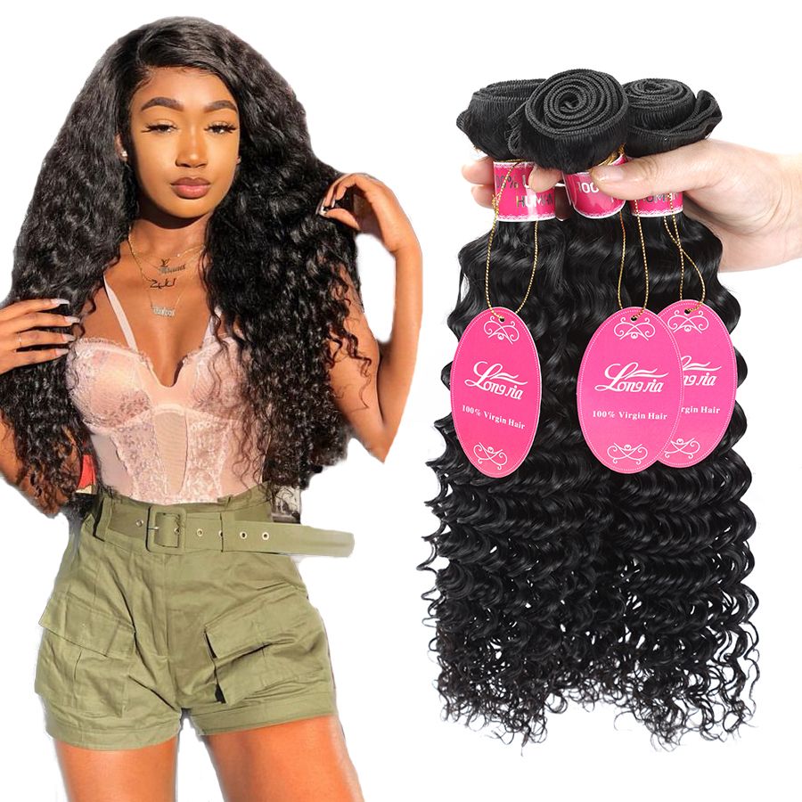 Grade Brazilian 8a Virgin Hair Deep Wave Cheap Curly Weave And