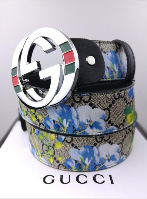 gucci flower belt mens