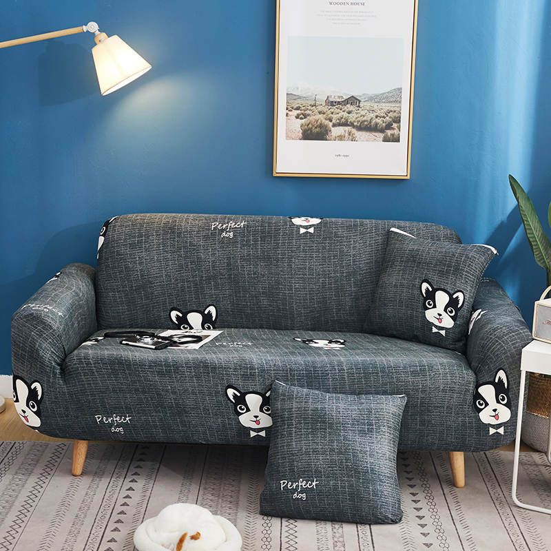 Detachable White Sofa Couch Cover Corner Elastic Stretch Slipcover Pet Protector
