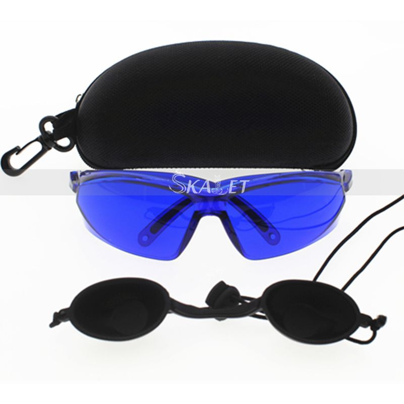 New Portable Safety Red Laser Protection Goggle Ipl E-Light Blue Glasses UV