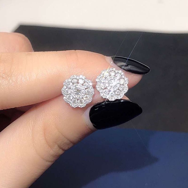 real stud earrings