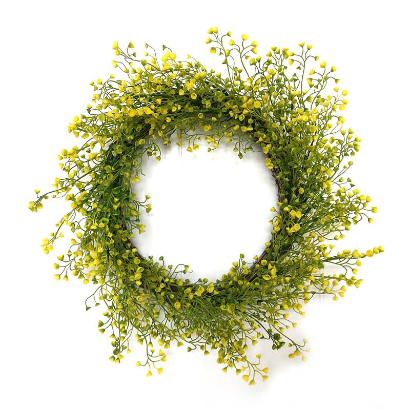 Artificial Flower Eucalyptus Wreath With Green Leaves Flower//outdoor Wall Decor