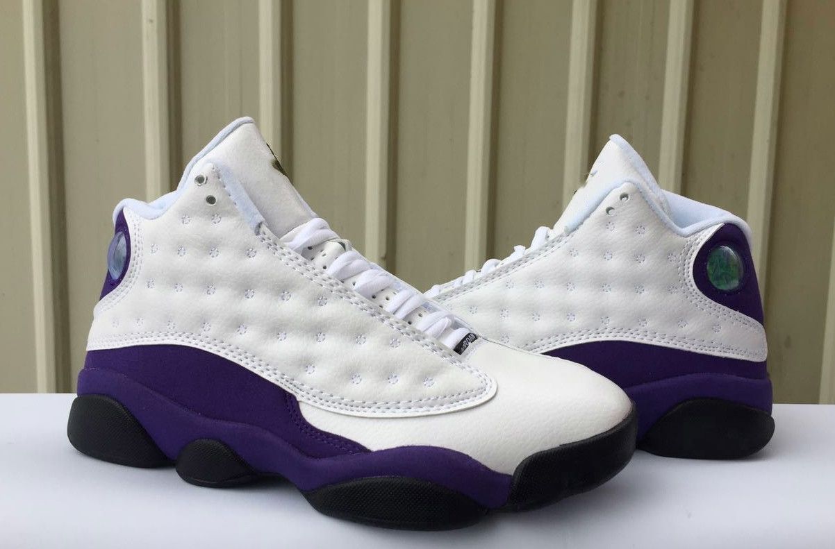 white and purple 13s
