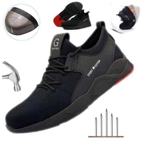 slip on steel toe cap trainers