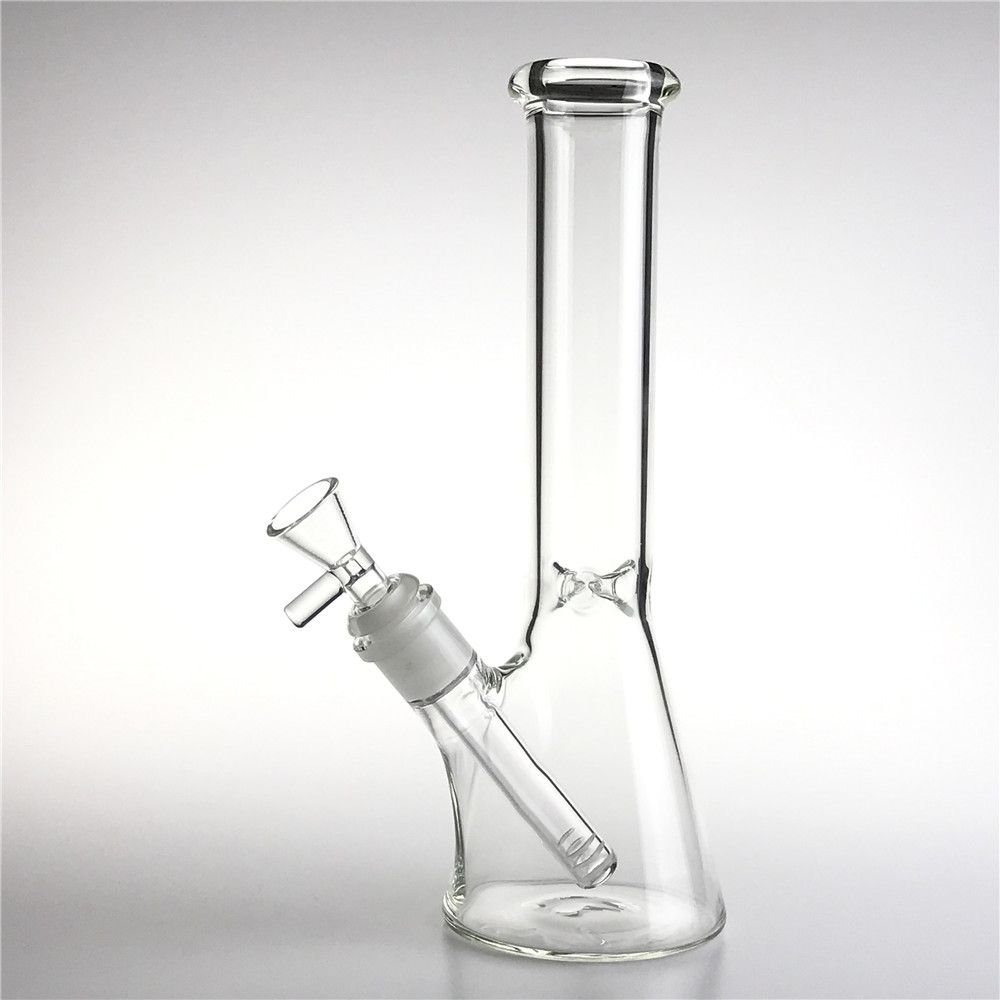 9'' Prex Glass Bong Smoke Water Pipe 18mm Bowl SET Ice Catcher Beaker Percolator 