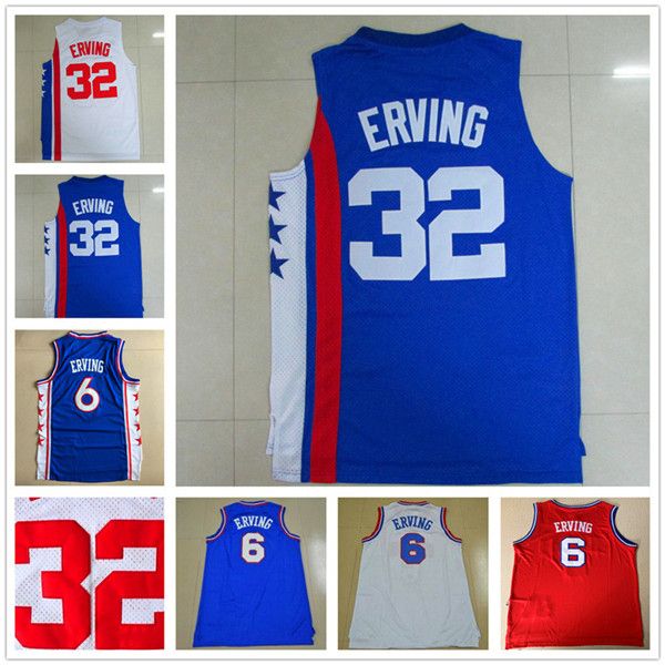 julius erving basketball jersey