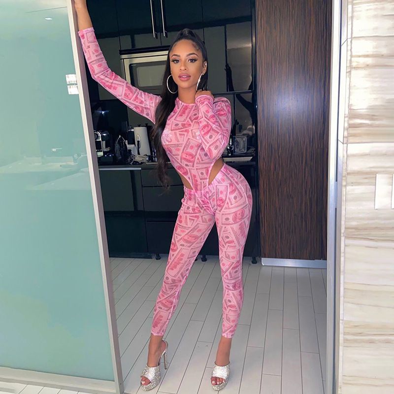 Pink money outfit Clearance