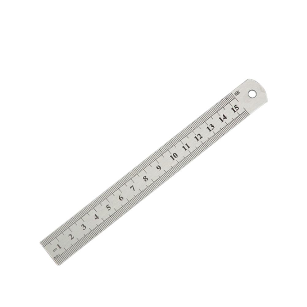 30cm 20cm 15cm 12/"// 8/"//6/" UK Stainless Steel Metal Double Side Ruler