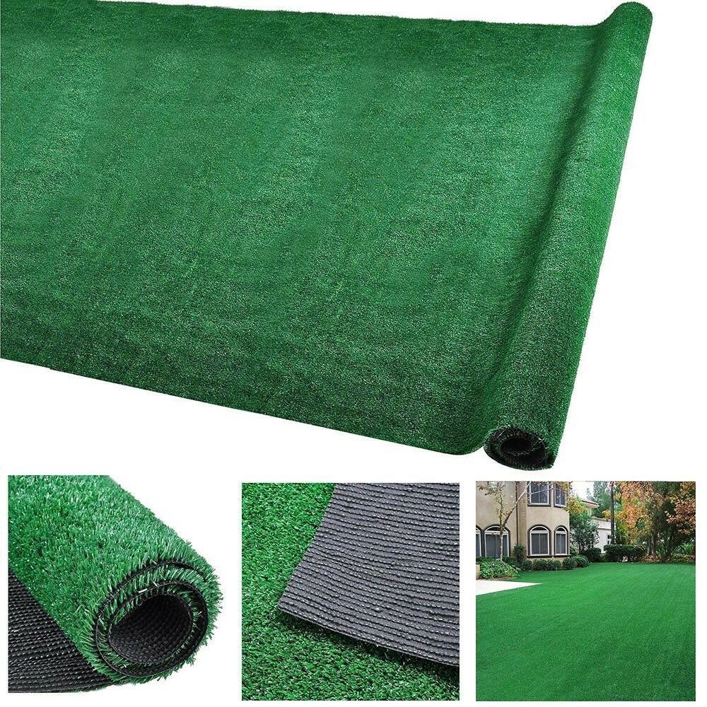 2020 65x6 Ft Artificial Grass Floor Mat Synthetic Landscape Lawn Turf