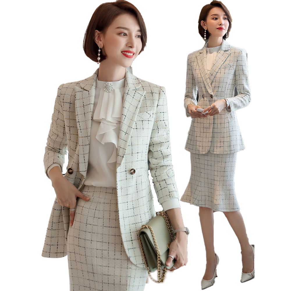 saia e casaco para senhoras