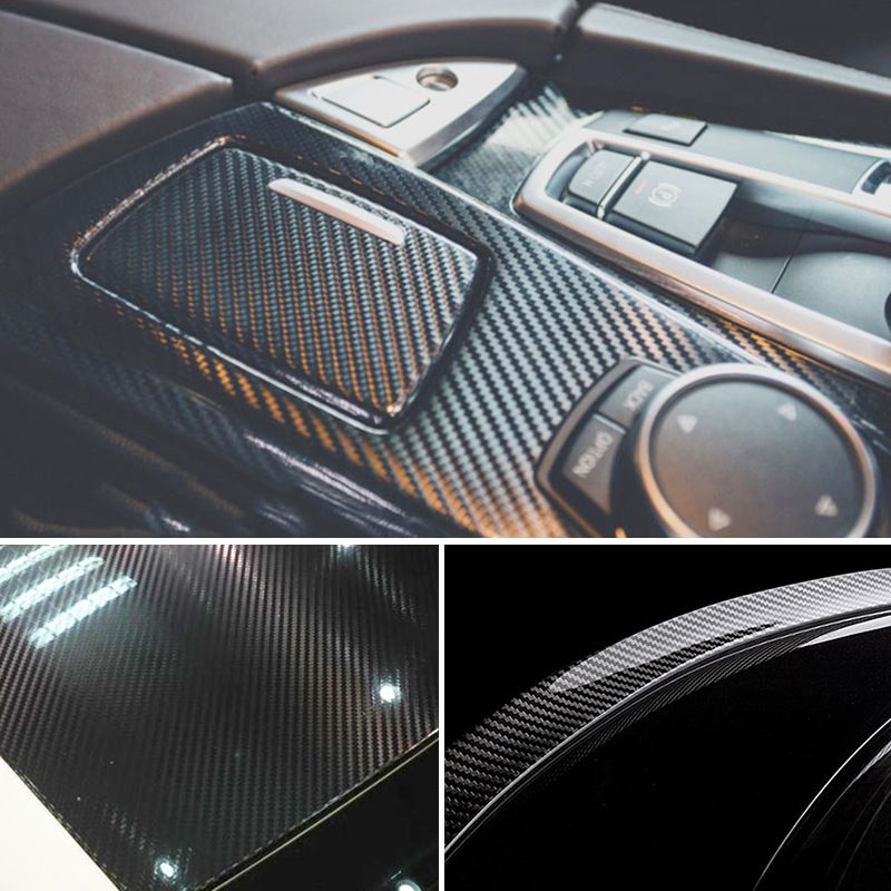 3D Película Carbono Adhesiva Carbono Para Auto Portátil Móvil Moto Nuevo