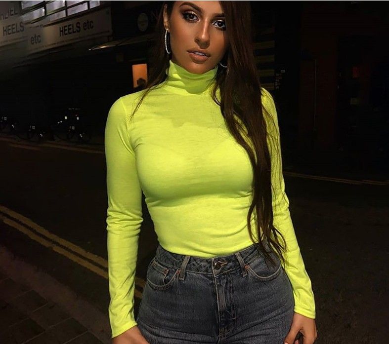 bodycon long sleeve shirt