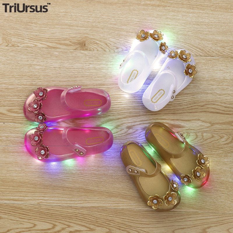 mini melissa light up shoes
