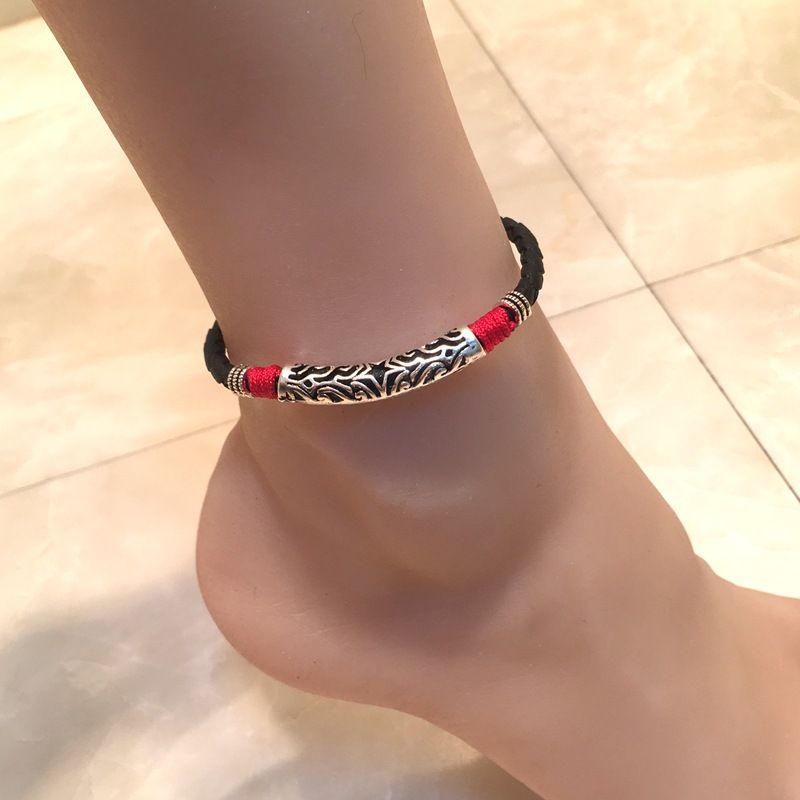 Fashion Nice Simple Handmade Anklets Adjustable Rope Lucky Ankle for Women 