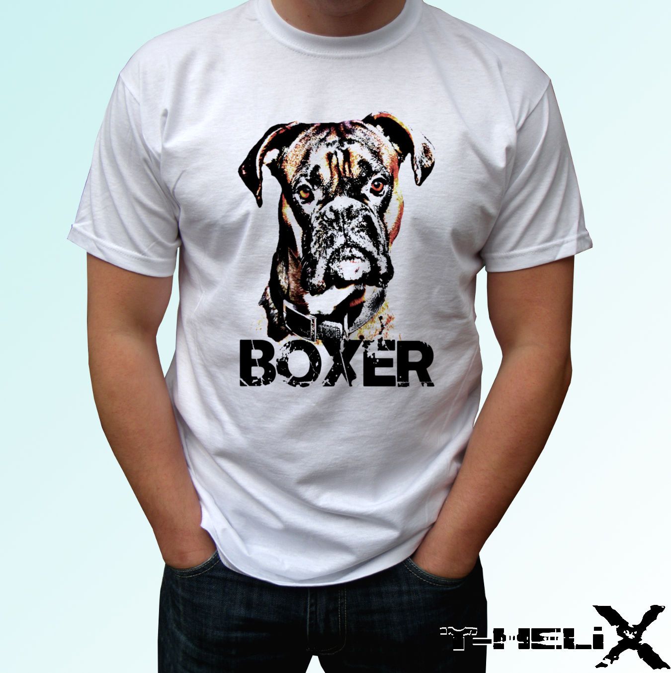Compre Boxer Camiseta Para Perro Camiseta Superior Para Hombre Mujer Para Ninos Tallas De Bebe Envio Gratis Divertido Unisex Camiseta Casual A 11 53 Del Funnybonetees Es Dhgate Com