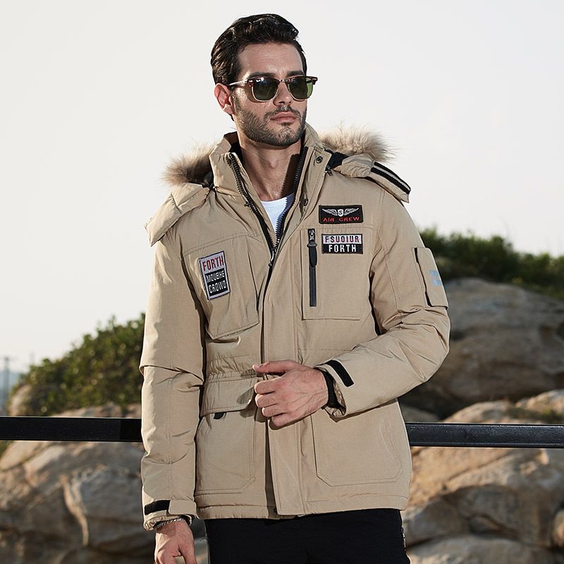 Parkas Mens Winter Jackets Mid Length 