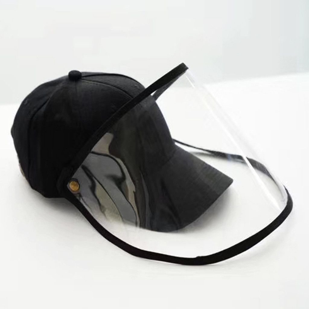 Ultra HD Anti-Pollution Hat w// Face Shield Outdoor Cycling Aerial droplets Proof