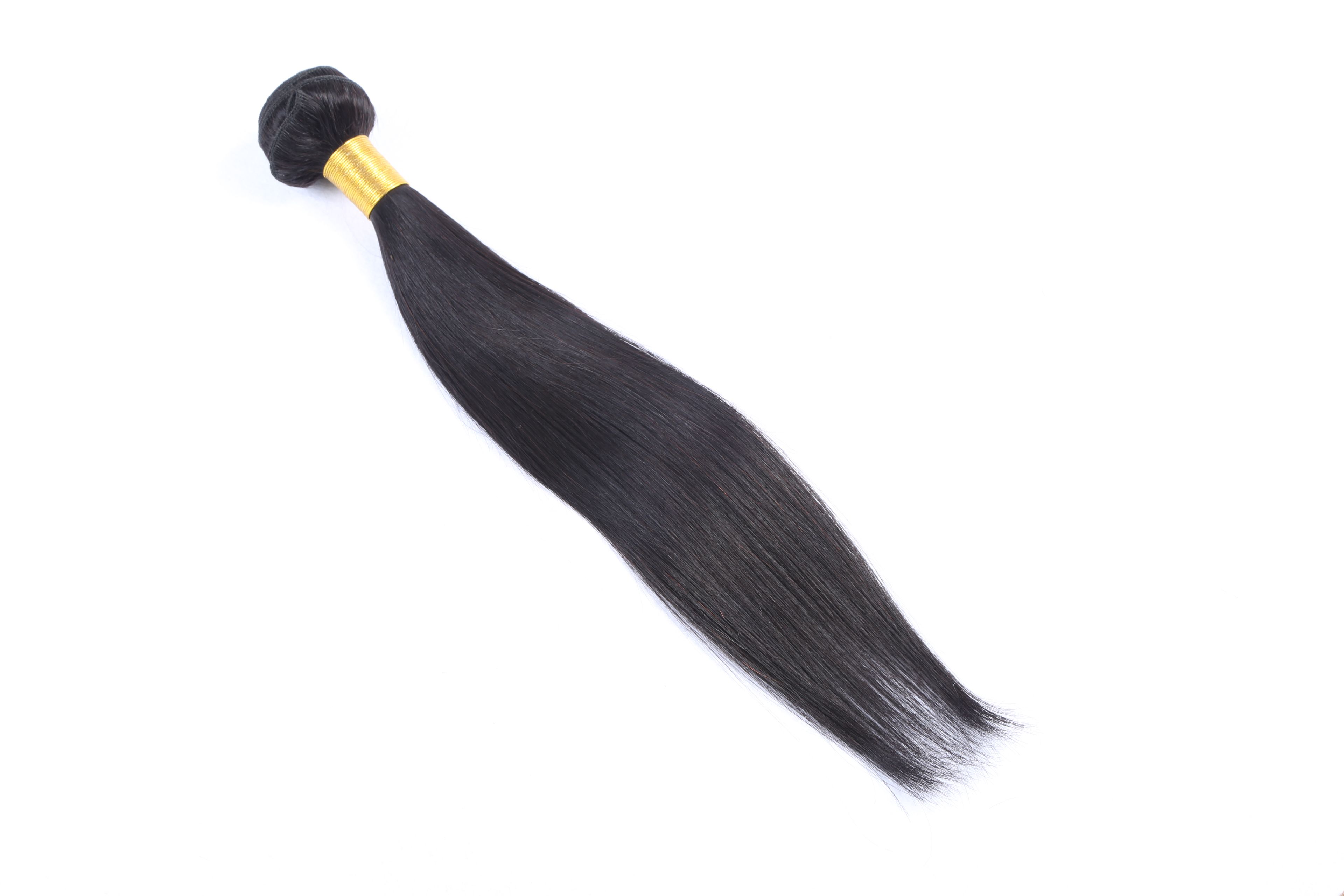Promotion Black Color Brazilian Straight Hair Bundles 100 Remy