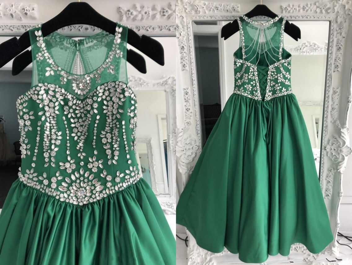 classy green dress