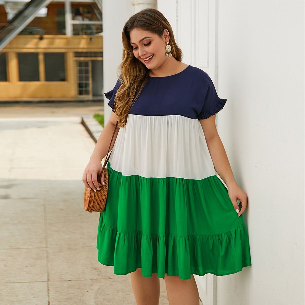 plus size short sleeve summer dresses