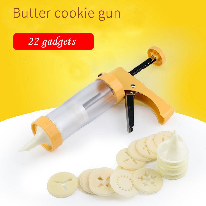 2020 Cookie Gun Cutter Butter Cookie Cutter With 22 Tips For Milking