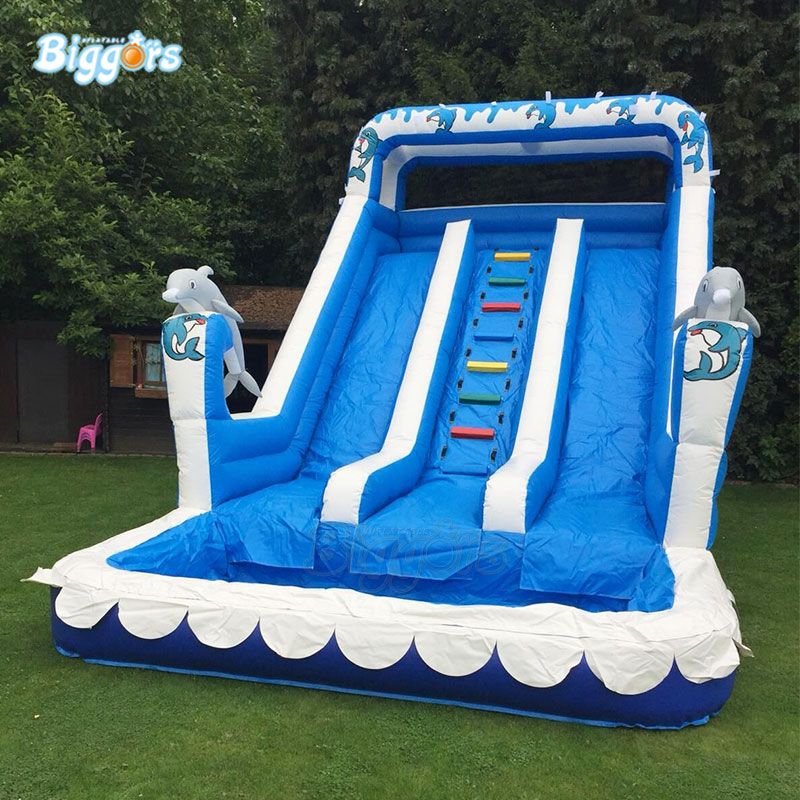 water slide inflatable pool