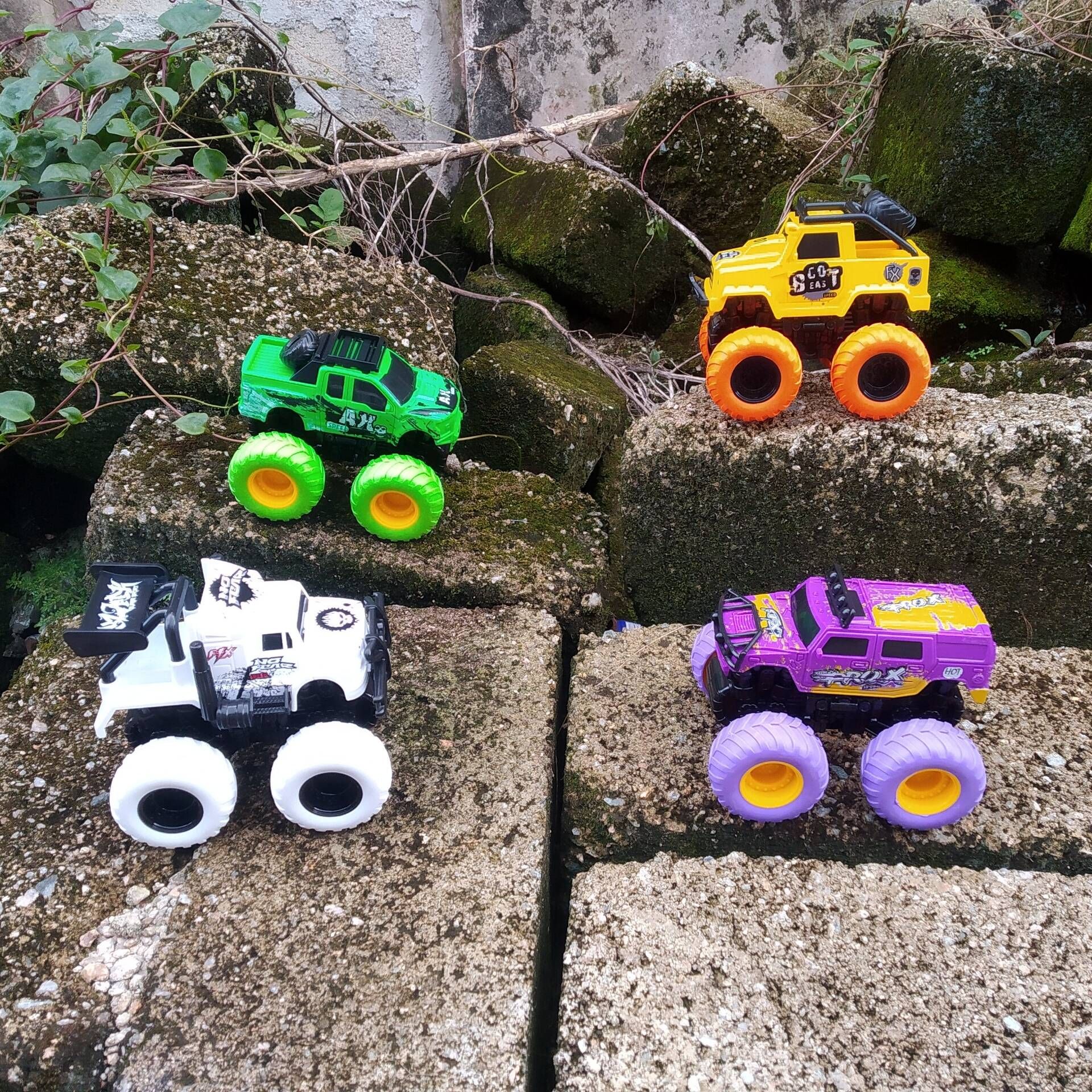 big plastic toy cars