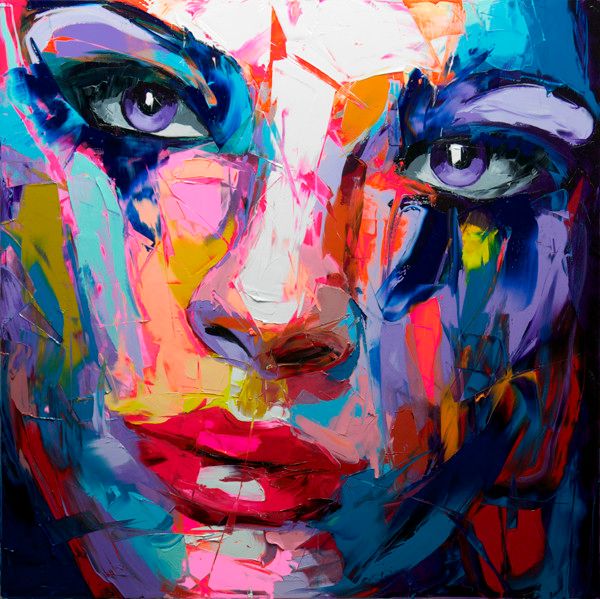 Download Abstract Oil Painting Faces Background