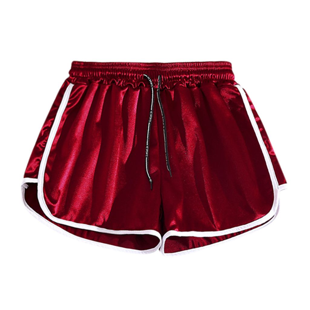 red gym shorts womens