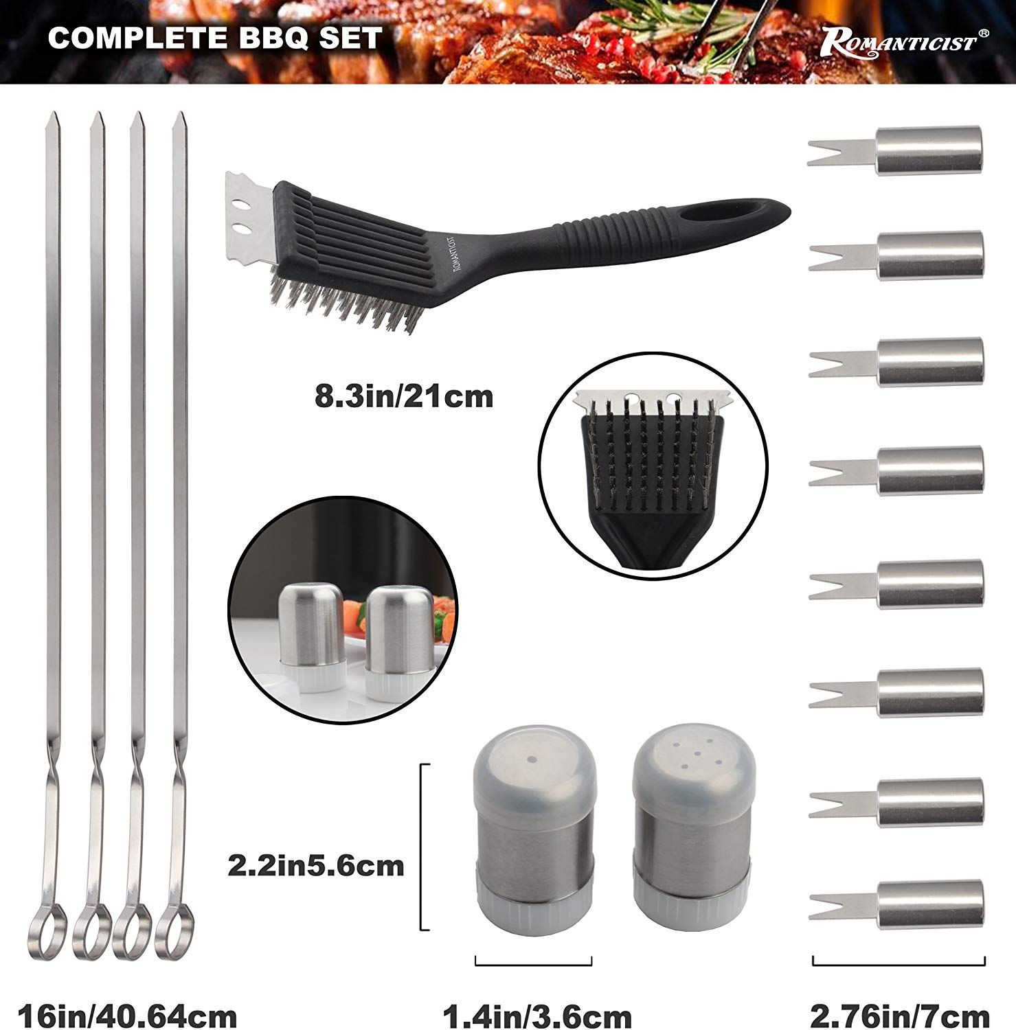  ROMANTICIST Complete Grill Accessories Kit - The Very