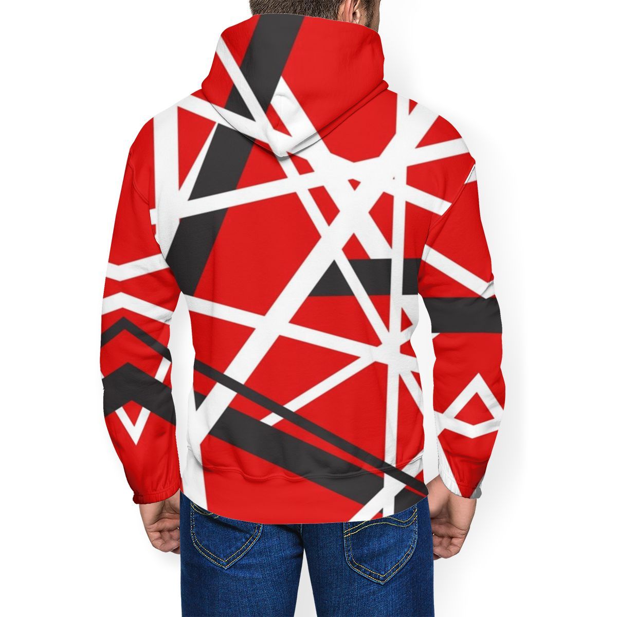 Eddie Van Halen Official Frankenstrat 5150 EVH Frankenstein Guitar Hoodie New 