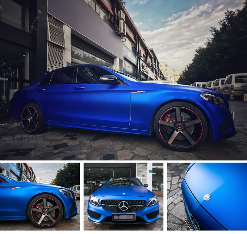 Vernauwd Benodigdheden Speels Blauwe Metallic Mat Vinyl Auto Wrap Met Lucht Bubble Gratis Chrome Mat  Vinyl Film Blauw Mat Film Voertuig Wikkelsticker Folie Van 9,2 € | DHgate