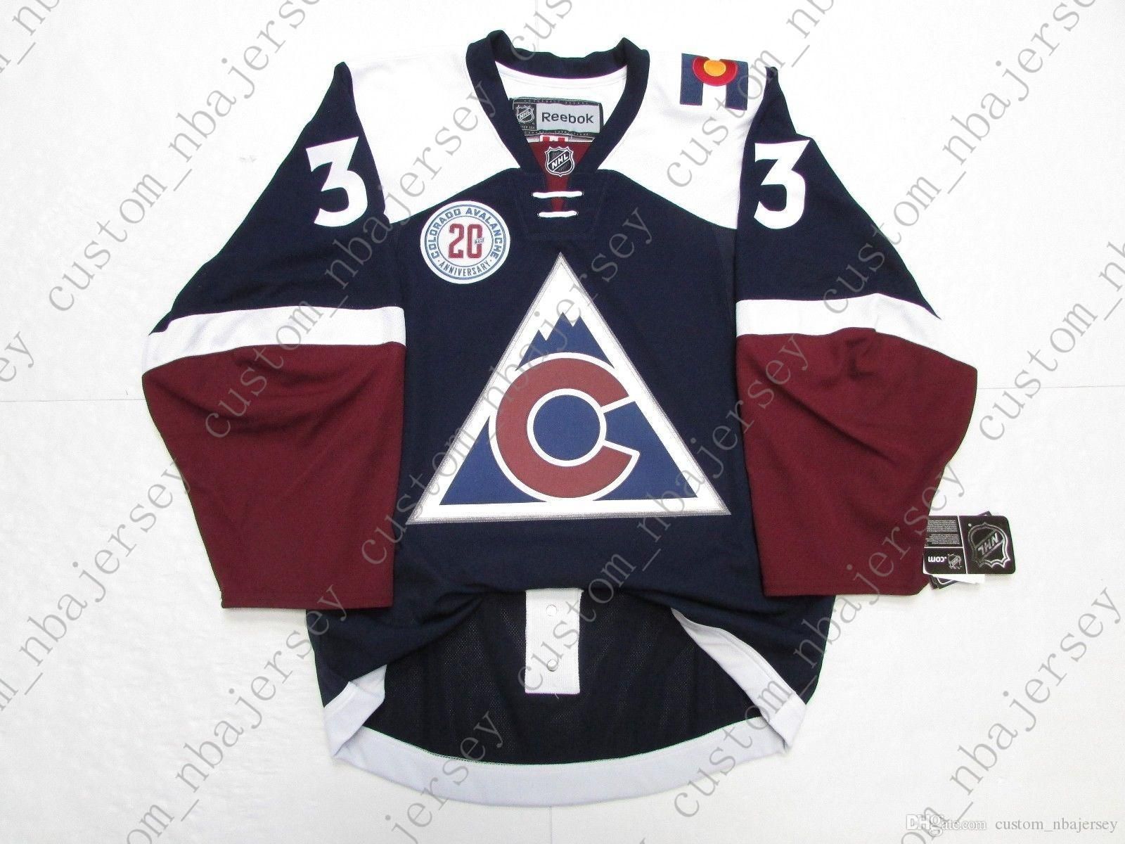 colorado avalanche 20th anniversary jersey