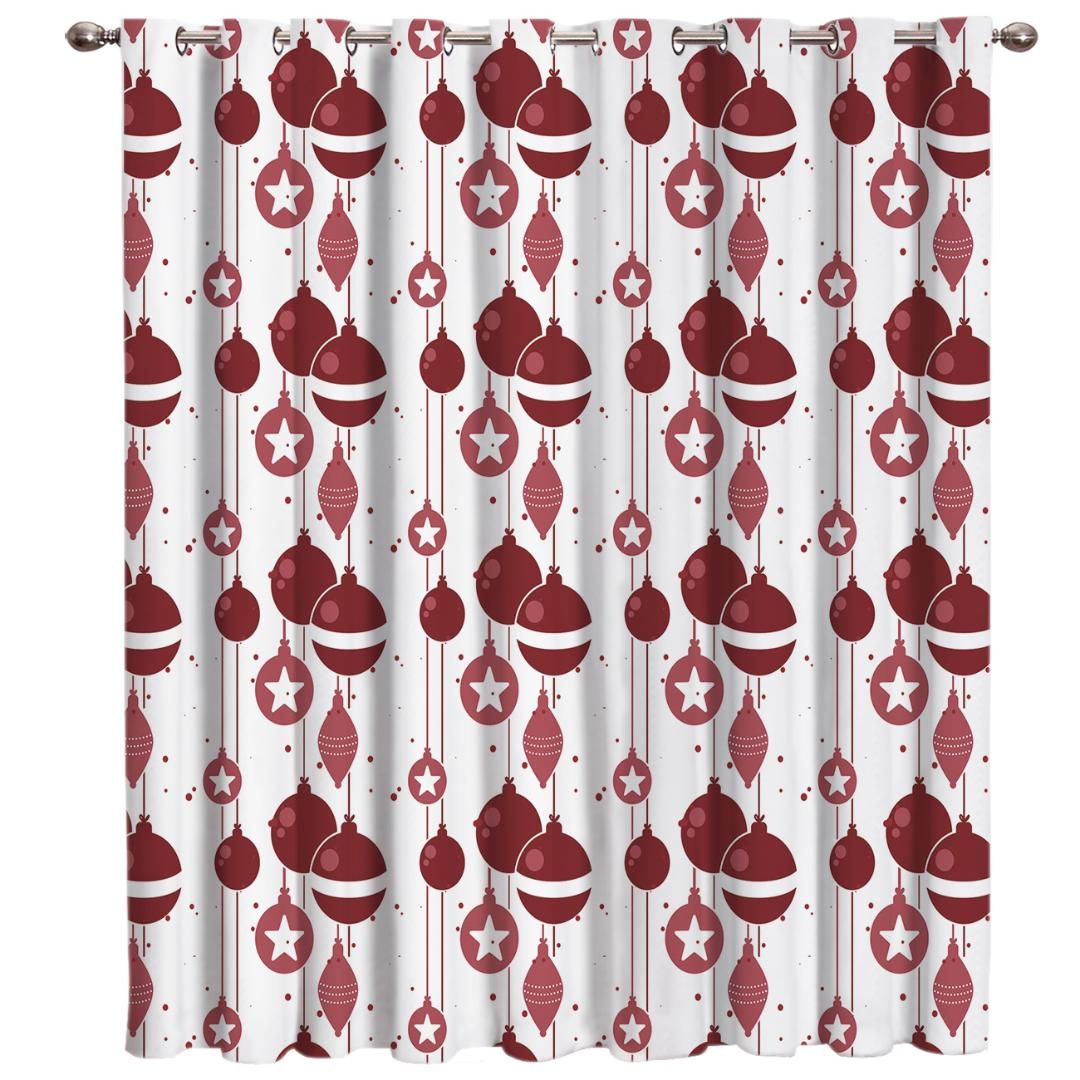 2020 Red Christmas Bell Window Treatments Curtains Valance Room Curtains Large Window Curtain Rod Blackout Bedroom Kitchen Decor From Copy03 19 43 Dhgate Com
