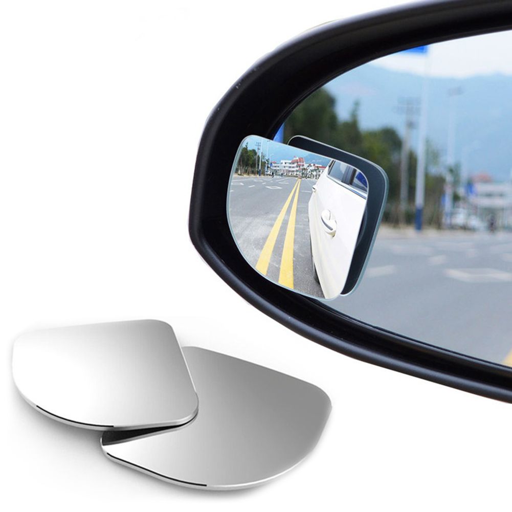 1 Pair RearView Car Mirror Adjustable Wide Angle View Blind Spot Exterior Mirror