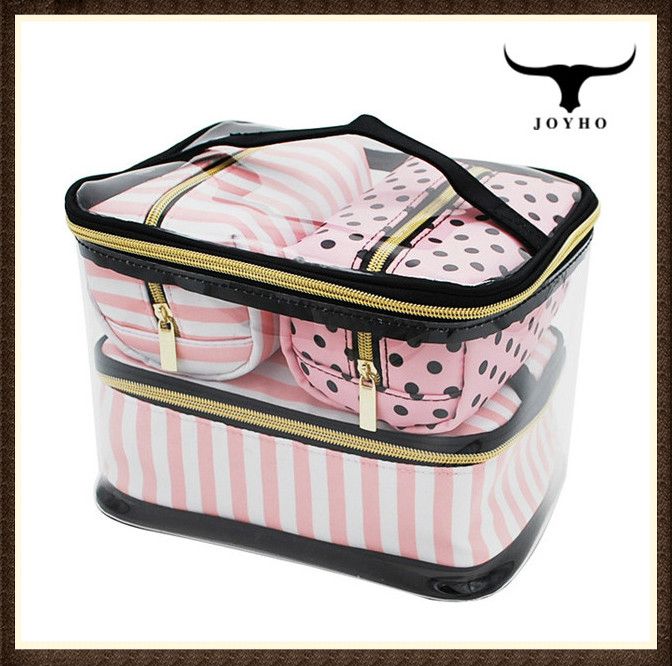 clear makeup travel case