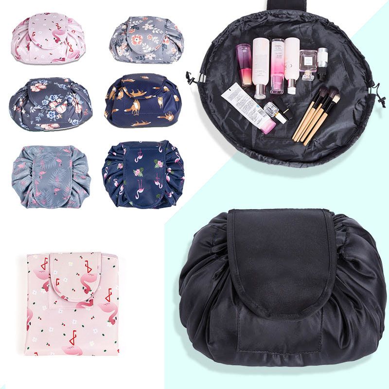 drawstring cosmetic bag