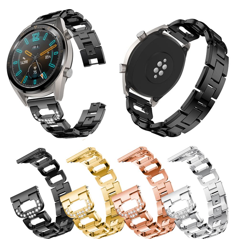 Acquistare Cinturino In Acciaio Inossidabile Da 22 Mm In Metallo Cinturino  Huawei Watch GT Economico | Consegna Veloce E Qualità | It.Dhgate