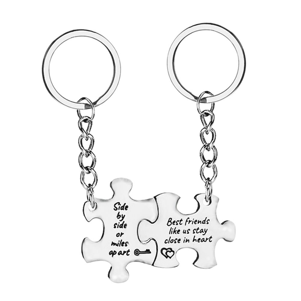 Wholesale Best Quality Brand 2ps Stainless Steel Keychain Key Ring Key Set Side By Side Or Miles Apart Best Friends Best Friend Gifts Teen Friendship Boy Girl By Zj Zhi And Key Wholesale Best Quality Brand 2ps Stainless Steel Keychain Key Ring Key Set Side By Side Or Miles Apart Best Friends Best Friend Gifts Teen Friendship Boy Girl By Zj Zhi And Key