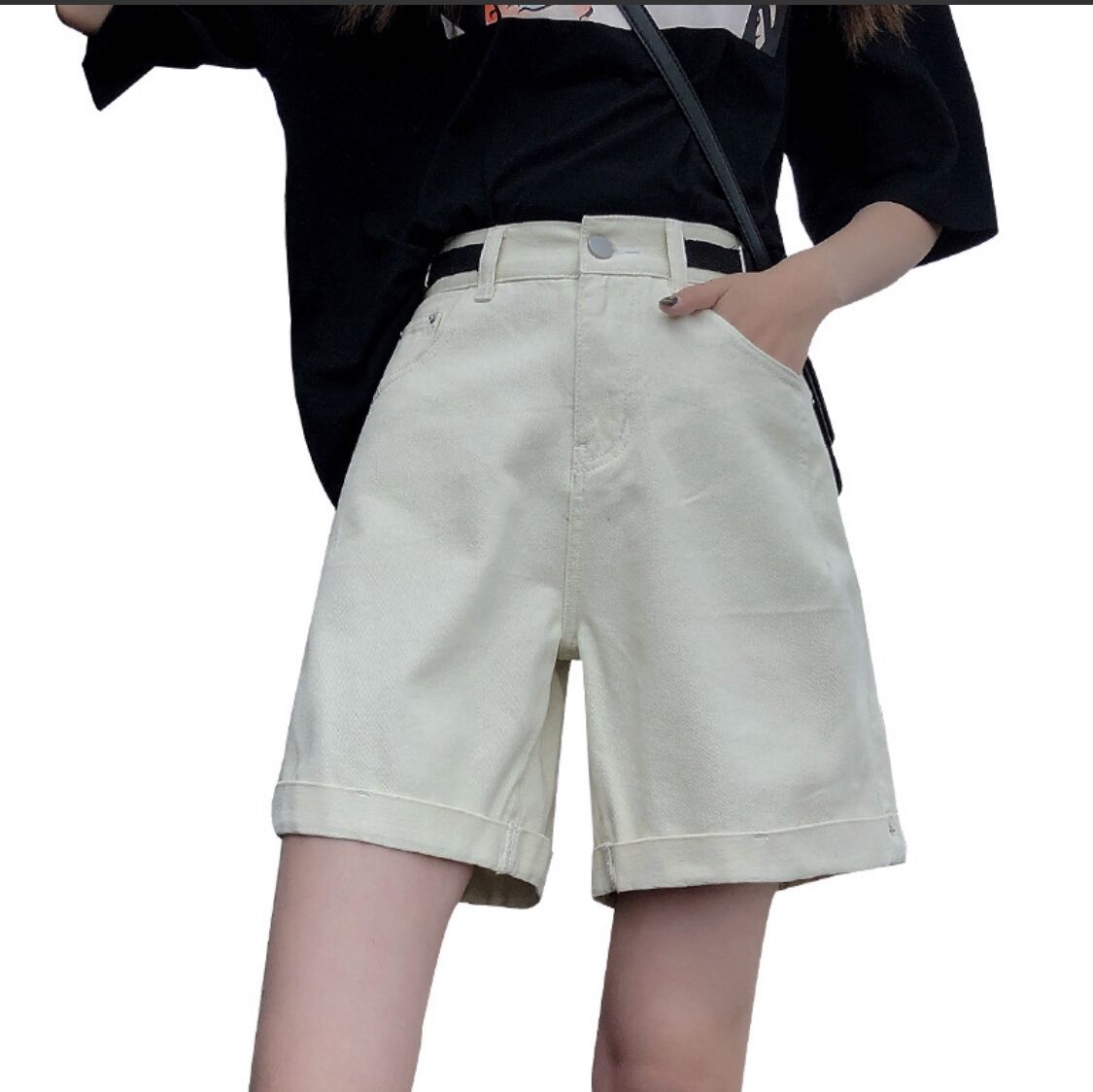 Street Wear Summer Women Denim Shorts 