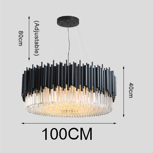 Grosshandel Schwarz Moderne Kronleuchter Beleuchtung Wohnzimmer Runde Kristall Lampen Grosse Wohnkultur Leuchten Luxus 90 260 V Dhl Von Wenyiyi 493 18 Auf De Dhgate Com Dhgate