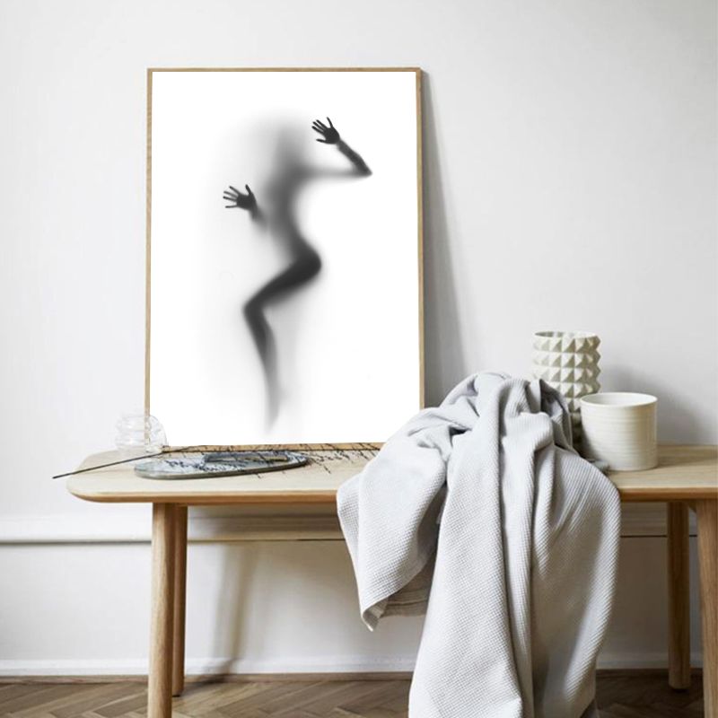 Acheter Abstraite Sexy Femmes Corps Silhouette Mur Art Affiche Noir Et Blanc  Toile Art Peinture Pour La Maison Chambre Décor Aucun Cadre De 5,71 € Du  World_view | DHgate.Com
